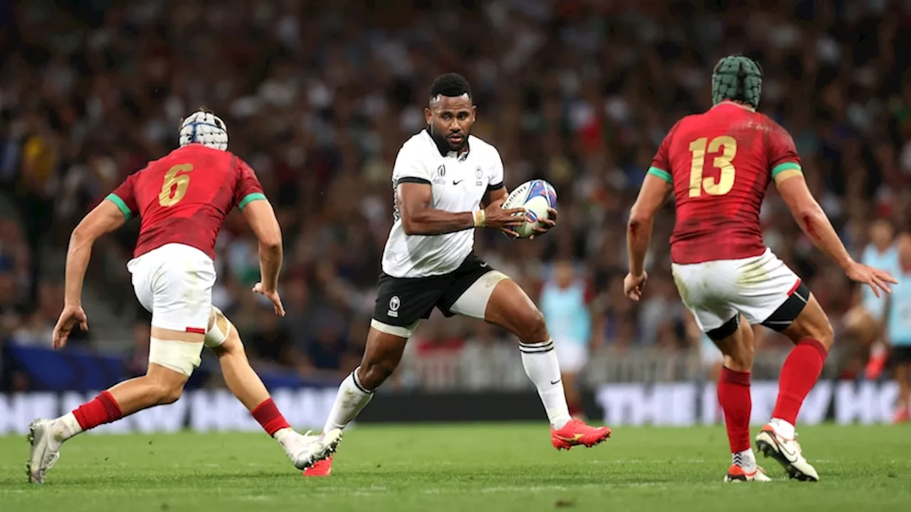 Live updates: Fiji beaten by Portugal in Rugby World Cup boilover, Wallabies exit tournament