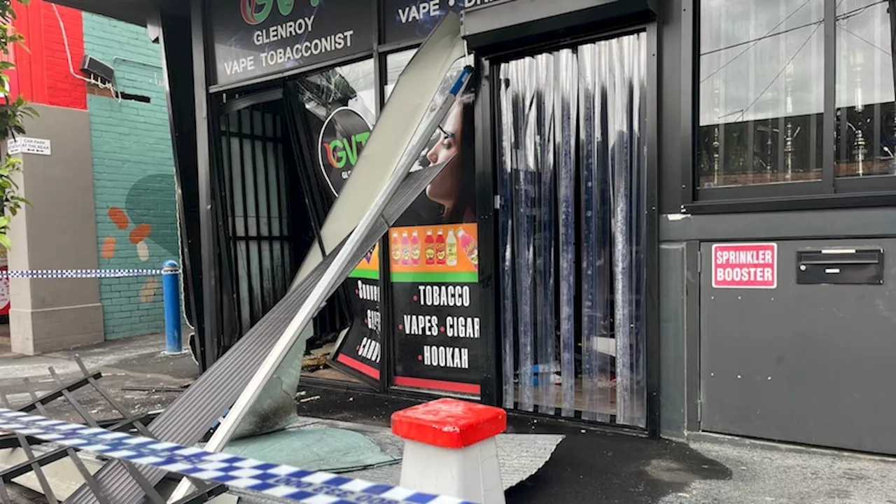 Victoria Police investigate possible link between fatal carpark shooting and tobacco shop fires