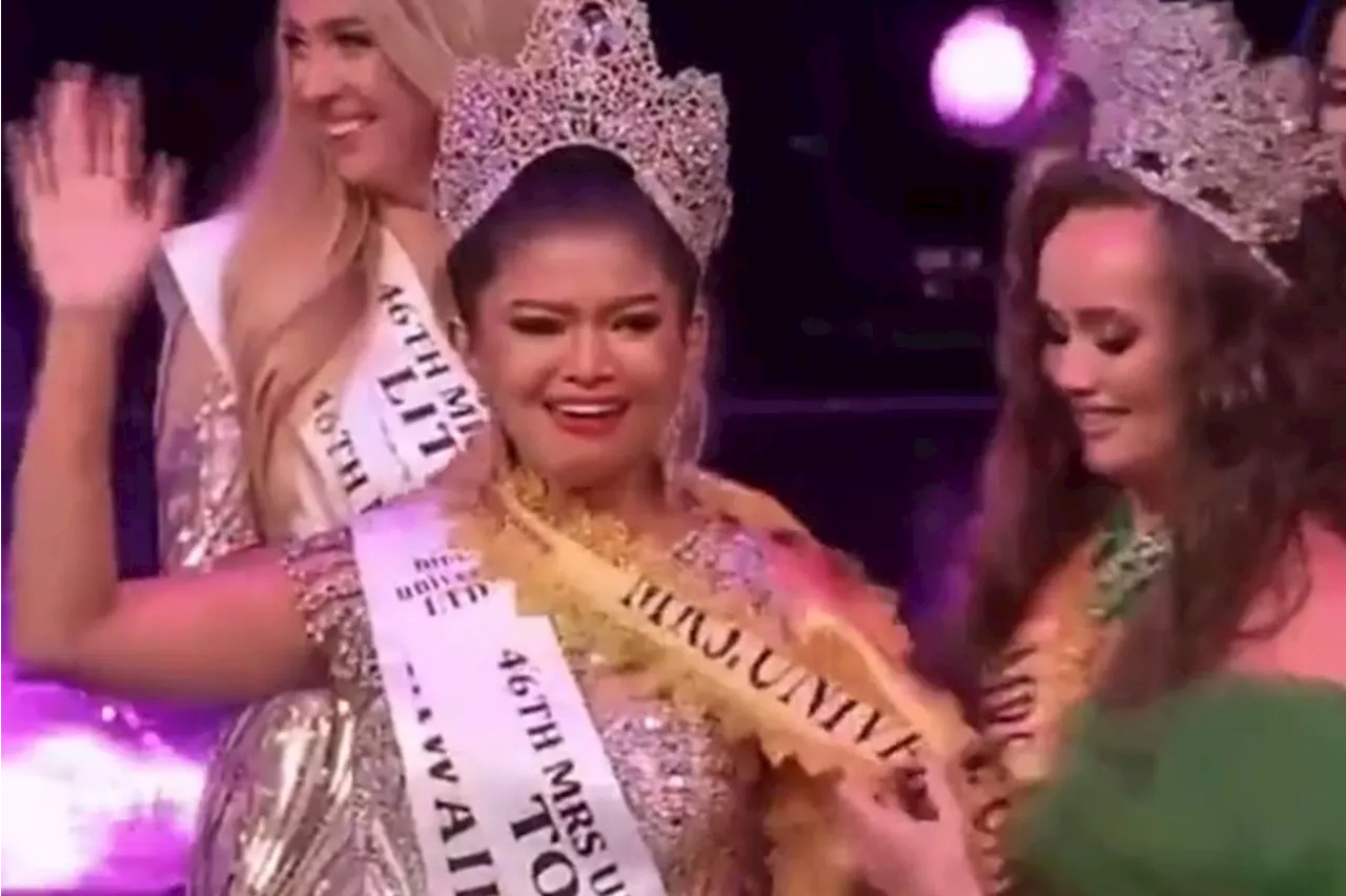 Pinay Meranie Gadiana Rahman wins Mrs. Universe 2023