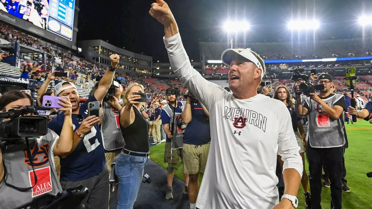 Auburn’s Hugh Freeze does best Johnny Vaught impression; explains importance of winning at LSU