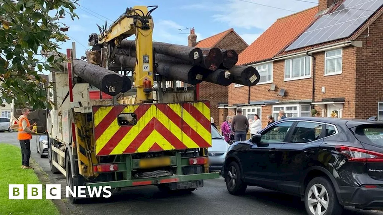 Stand-off in Hedon as broadband firm tries to install poles in street