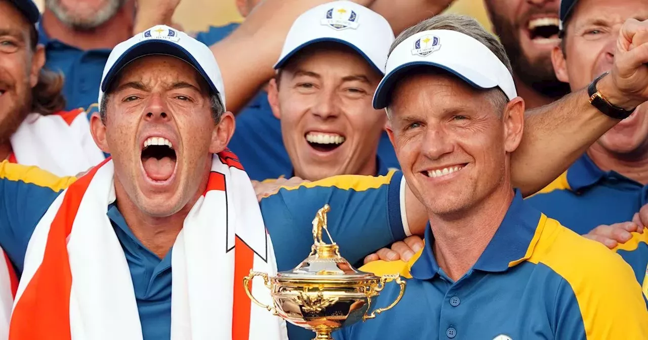 Rory McIlroy ranks Luke Donald against previous European Ryder Cup captains