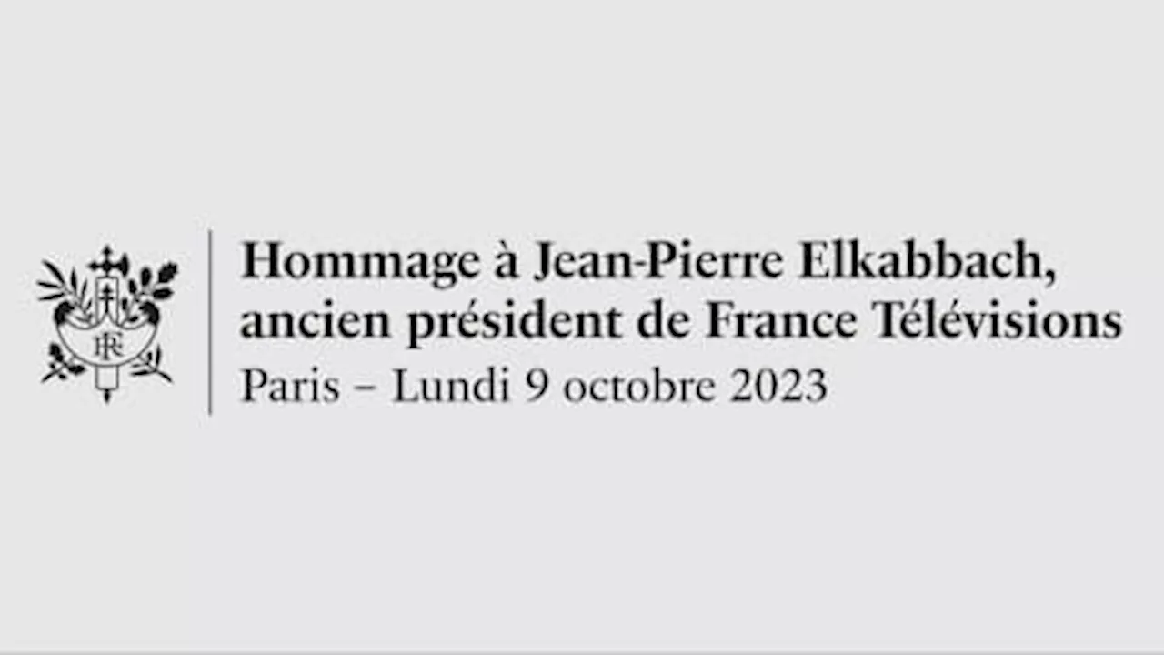 Suivez en direct l'hommage à Jean-Pierre Elkabbach présidé par Emmanuel Macron