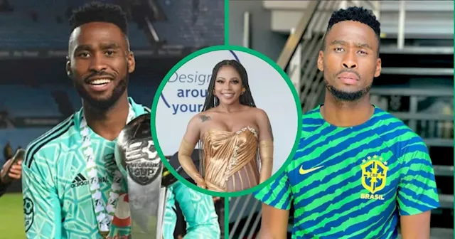 Mzansi Warns Orlando Pirates Goalkeeper Sipho Chaine About Kelly Khumalo: “She Must Stay Away”