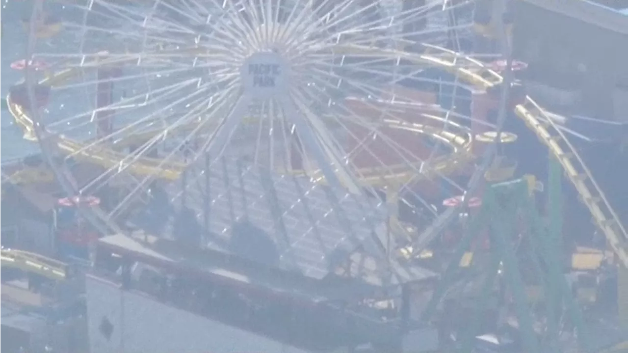 Man claiming to have bomb climbs ferris wheel at Santa Monica Pier taken into custody