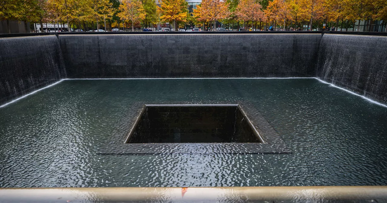 Man jumps into World Trade Center Memorial reflecting pool