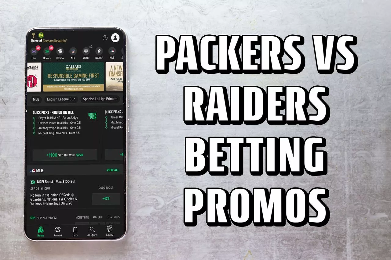 Packers-Raiders betting promos: Secure $3,900 in Monday Night Football offers