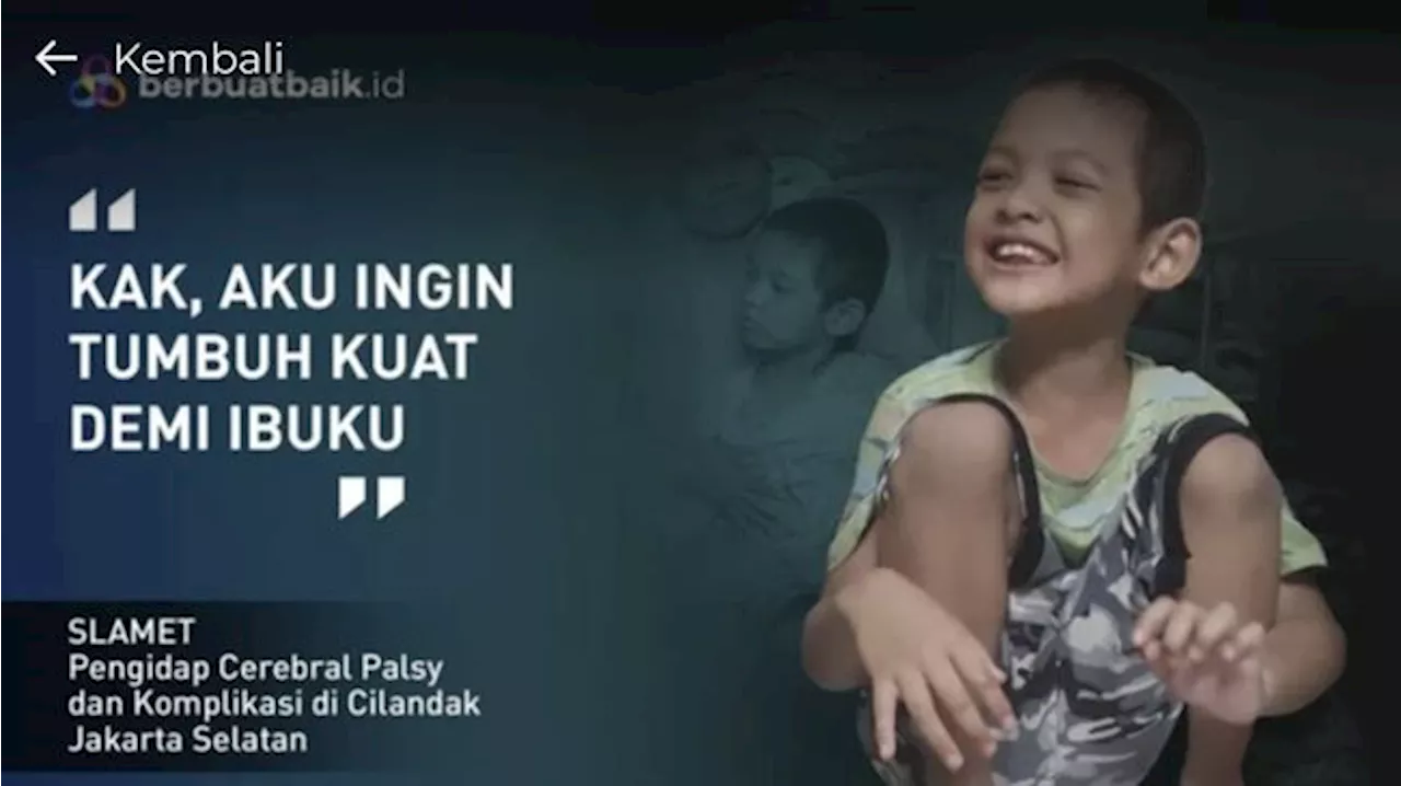 Ibu Buruh Cuci Hidupi Anak Cerebral Palsy & Kelainan Jantung