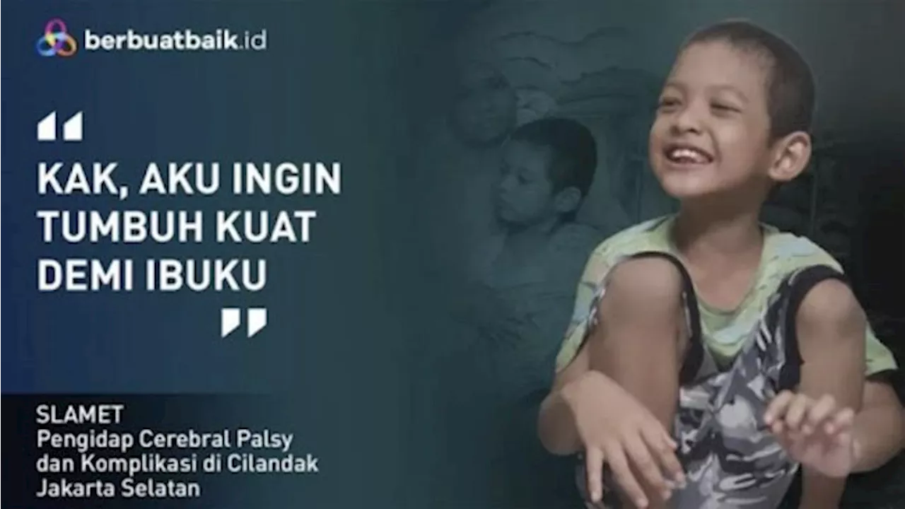 Donasi untuk Slamet, Bocah Penderita Cerebral Palsy via Berbuatbaik