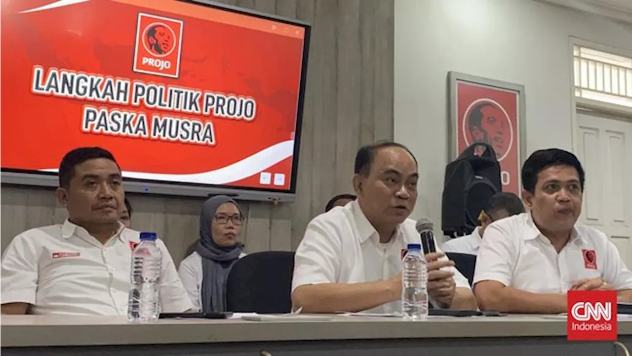 Projo Akan Deklarasi Dukung Capres P di Rakernas, Jokowi Disebut Hadir