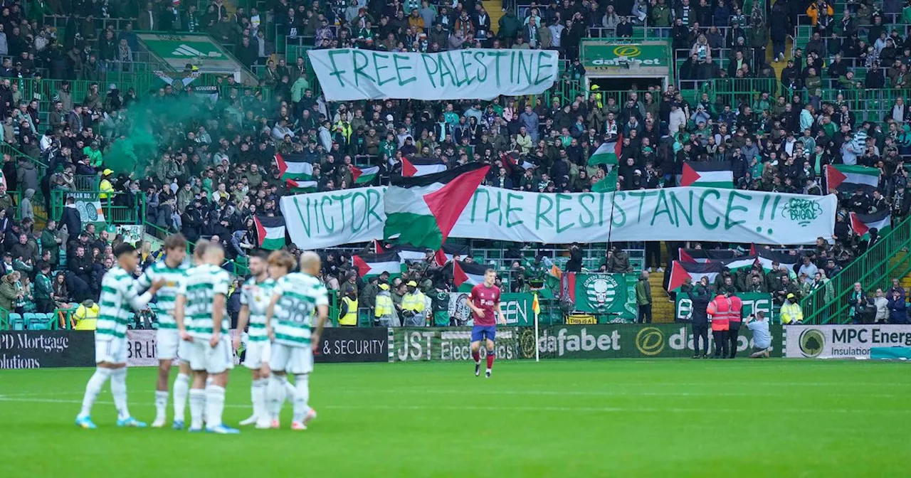 Celtic condemn Green Brigade banner as club disassociate from message