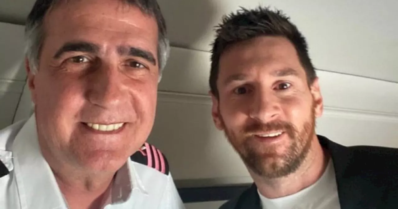 El periodista que fue piloto del avión que trajo a Messi de Estados Unidos