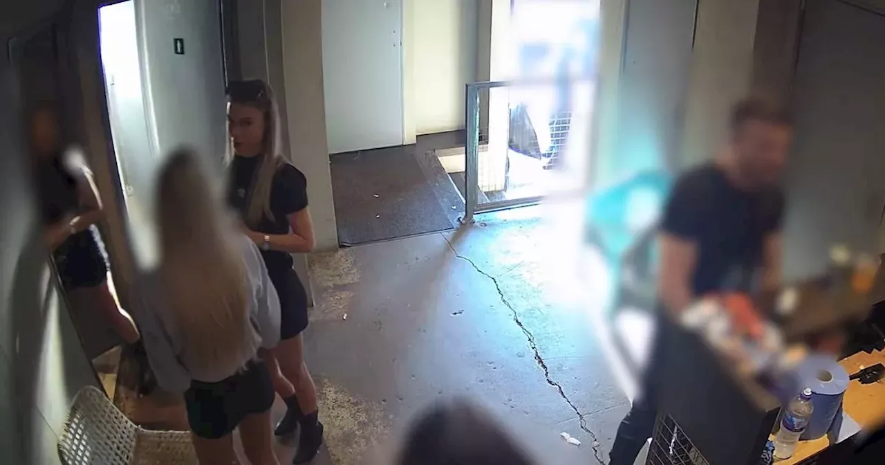 Ashley Dale attending Rikki Warnick's wake in new CCTV footage