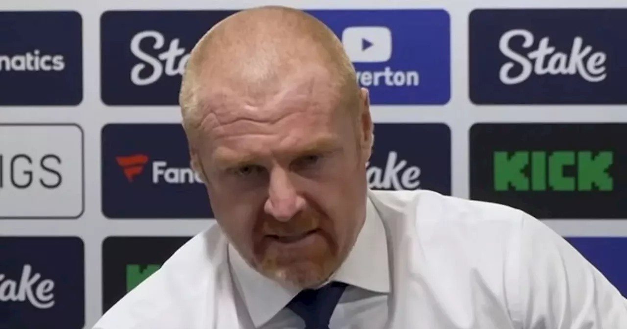 Dyche shares Everton supporter theory and details international break plans