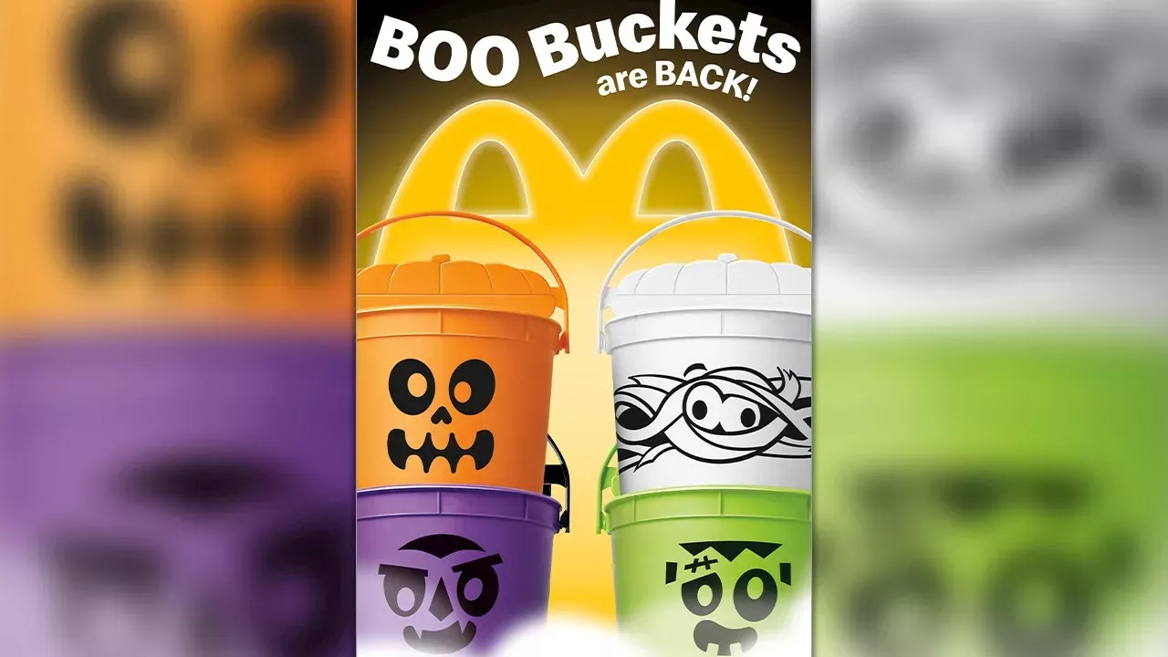 McDonald's to release 'Boo Buckets' in four different styles ahead of