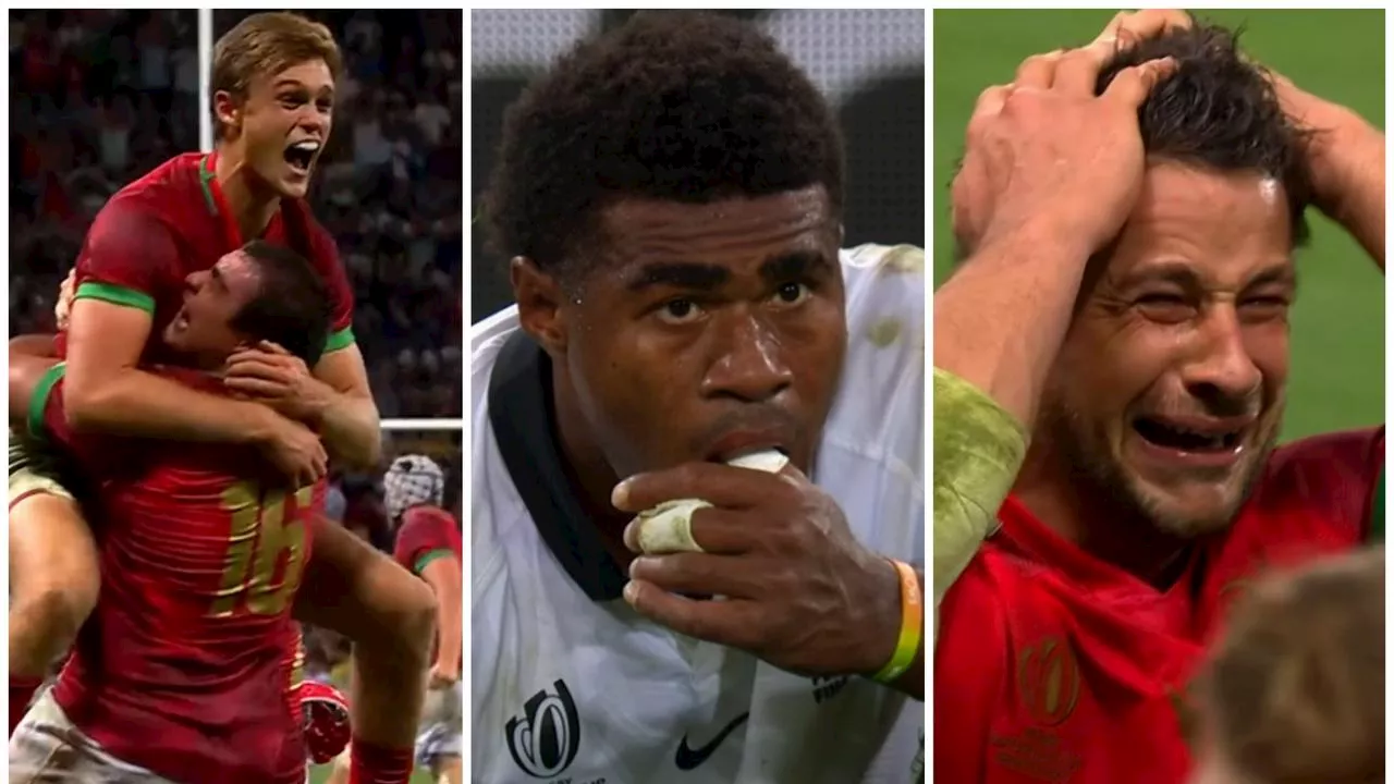 Wallabies OUT in brutal bonus point twist as minnows stun Fiji in all-time World Cup boilover