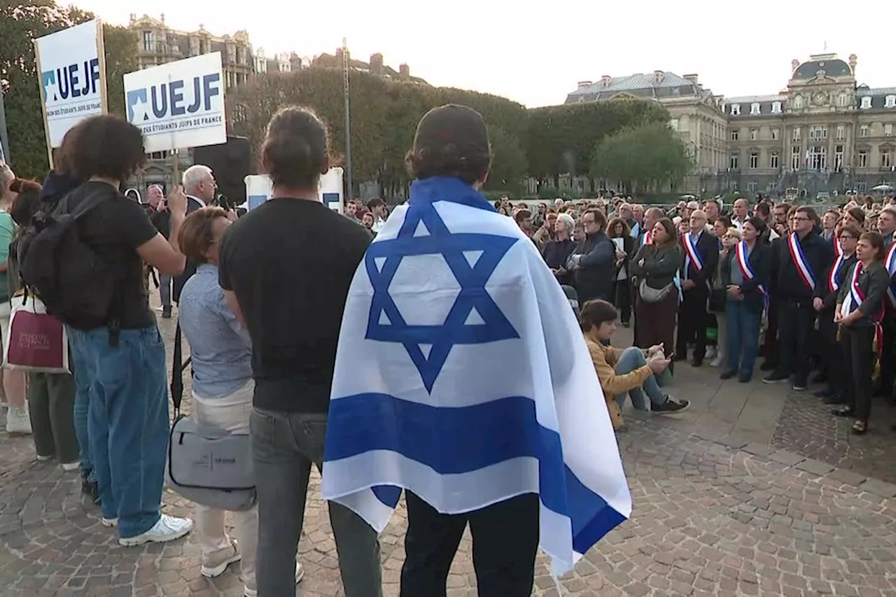 'Nos cœurs saignent, nos cœurs pleurent' : 200 personnes rassemblées à Lille en soutien à Israël