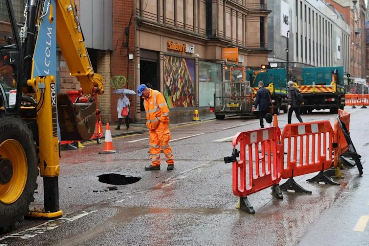 Glasgow's Stockwell Street reopens after repair to sinkhole