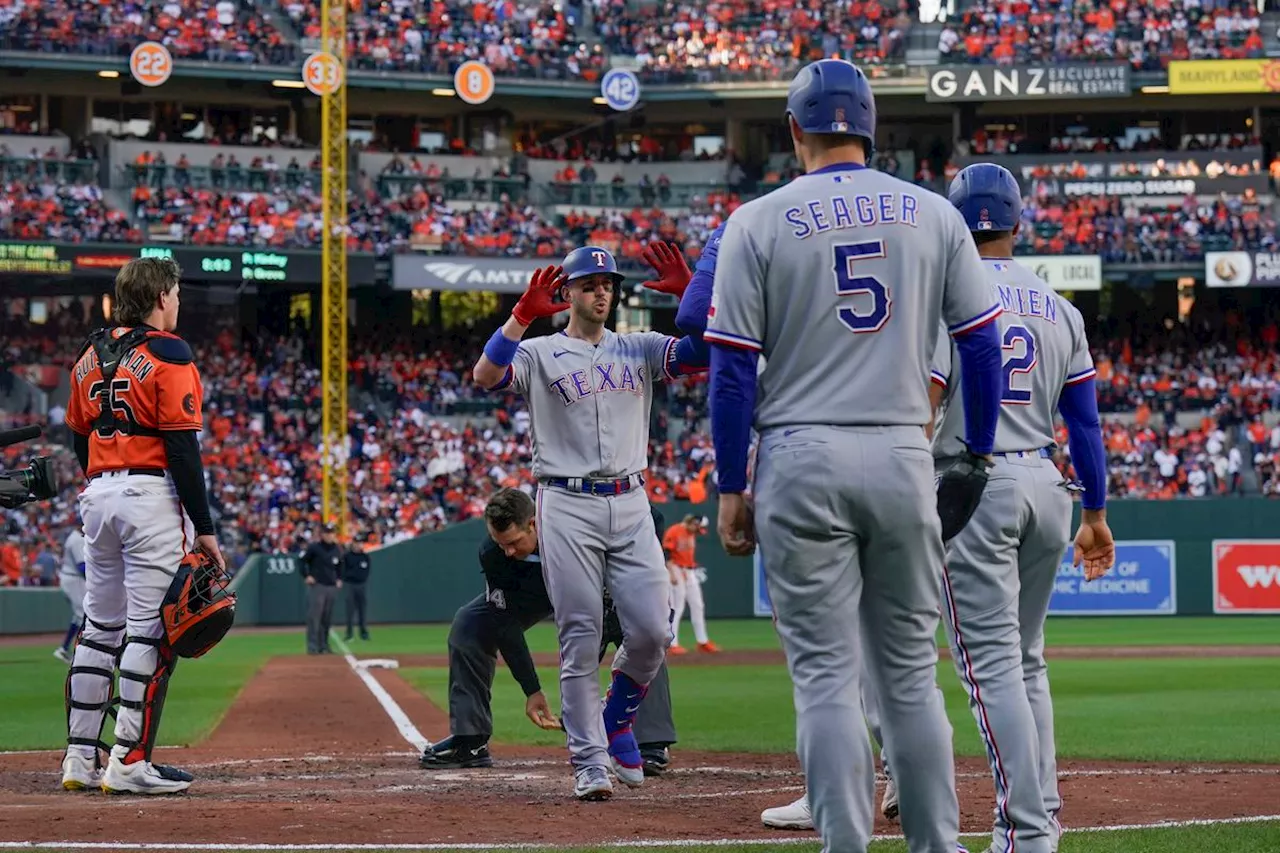 Bruce Bochy one victory from another LCS appearance after Rangers beat Orioles 11-8 to go up 2-0 in ALDS