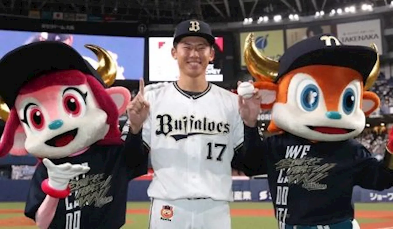 オリックスのドラフト1位・曽谷 プロ初勝利に「ホッとしている」 中嶋監督も賛辞「ナイスピッチング」