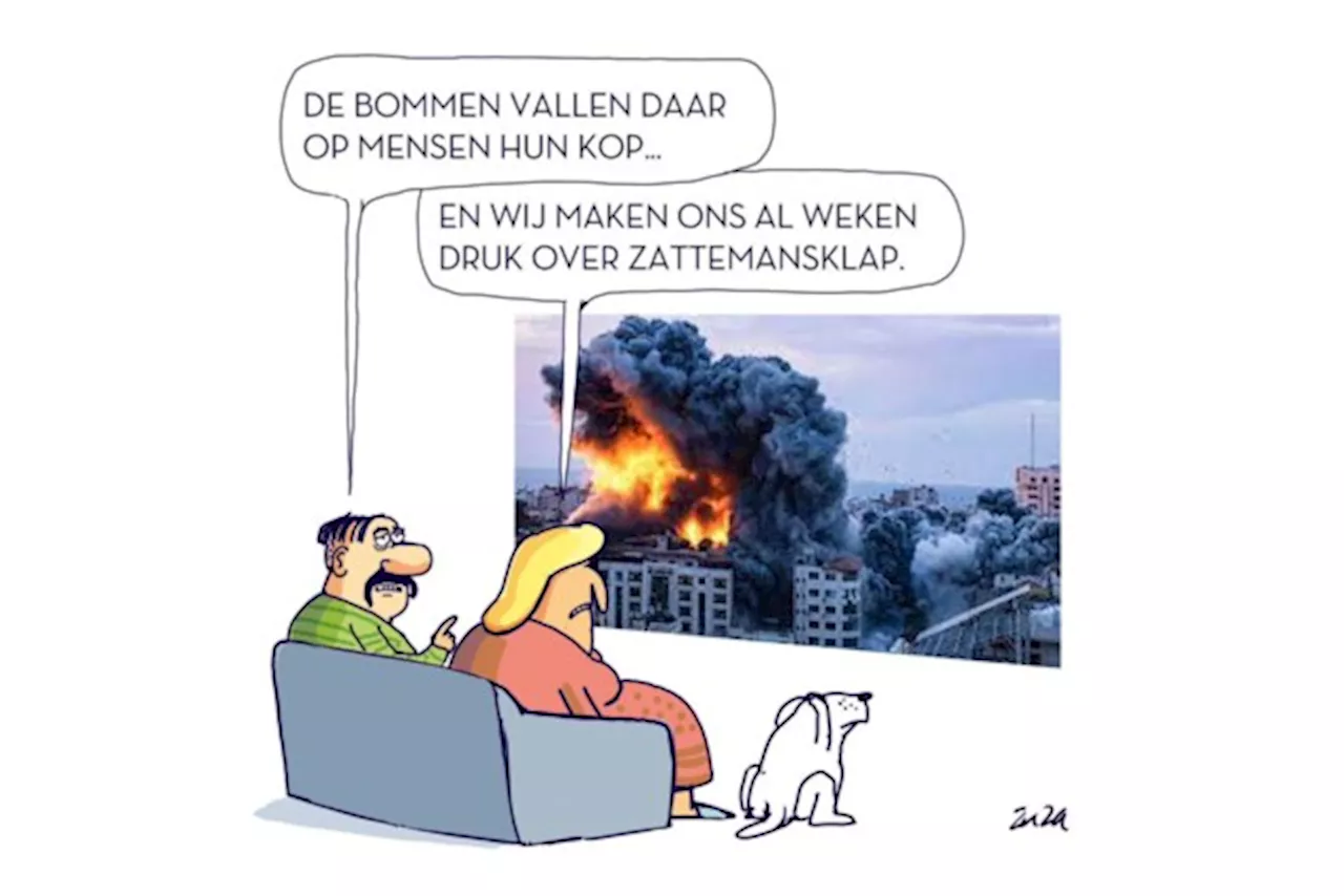 Onze cartoon van de dag, gemaakt door Zaza