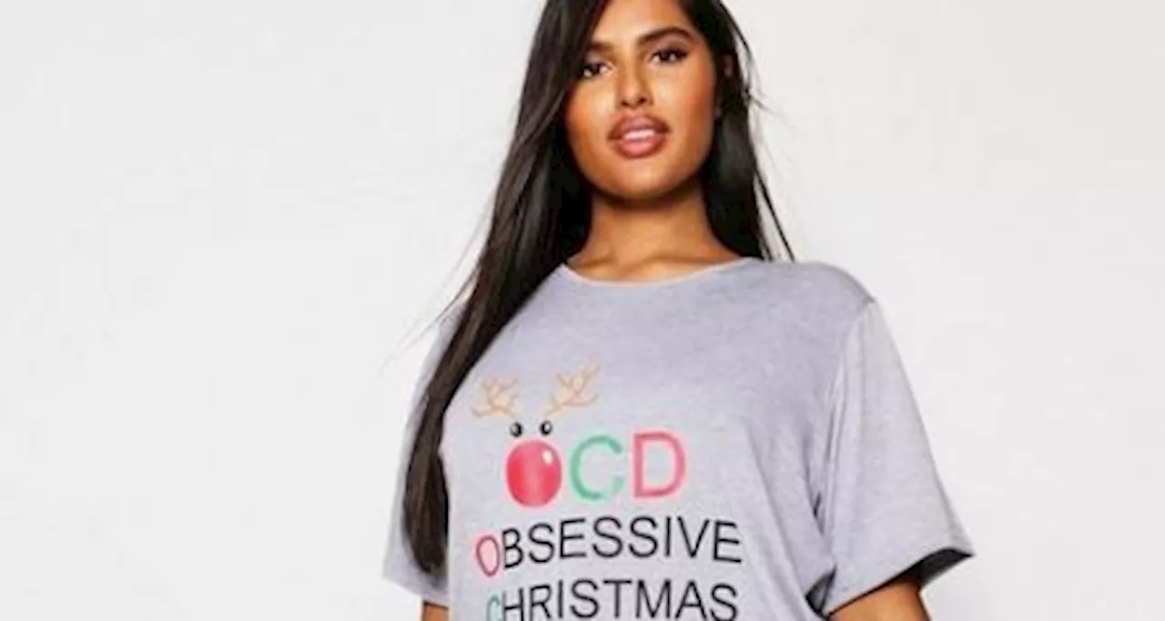 Boohoo under fire for Obsessive Christmas Disorder pyjamas