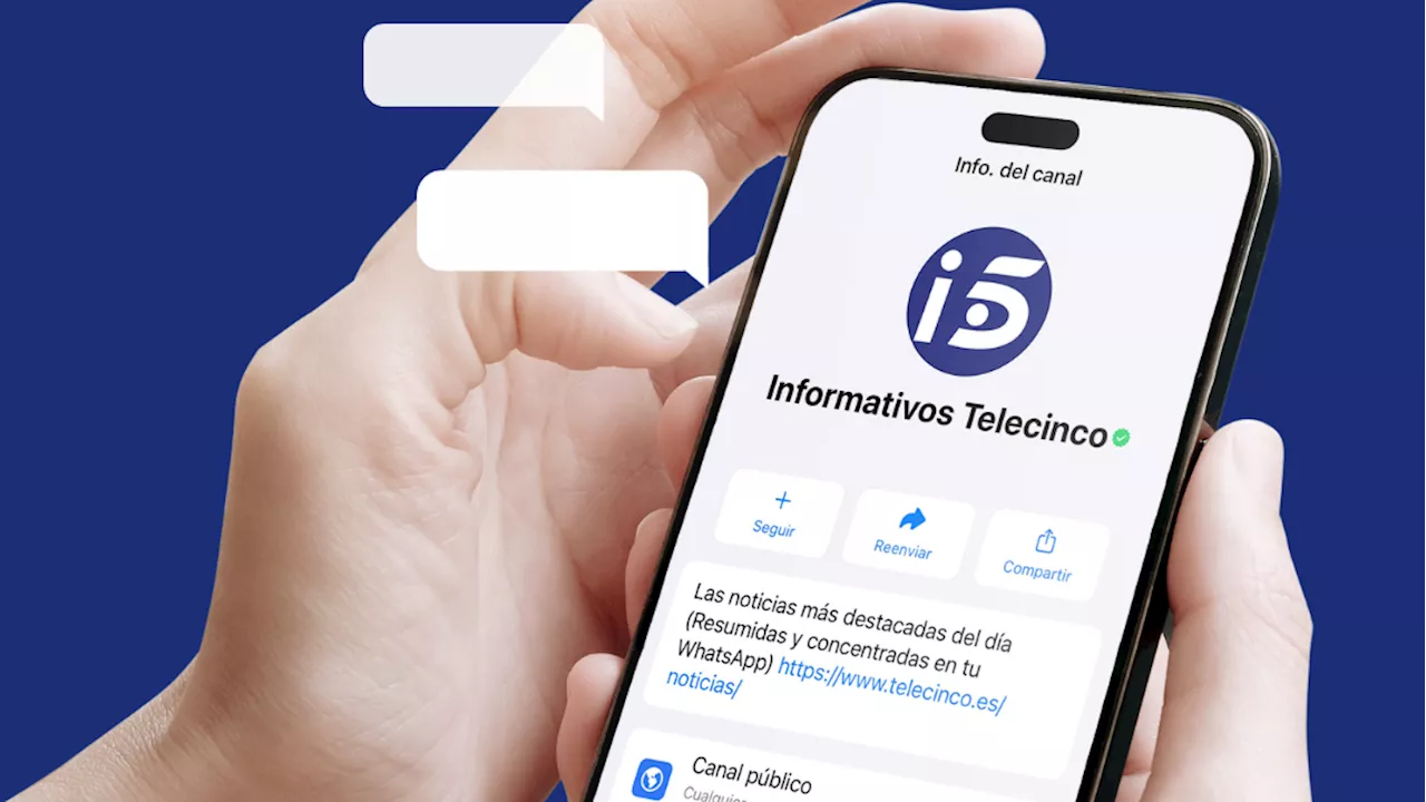 Canal de WhatsApp de Informativos Telecinco