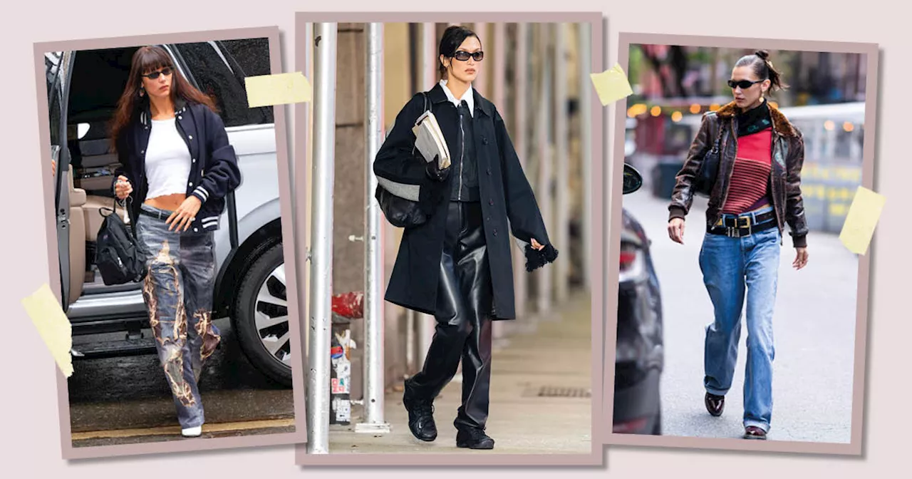 Auguri a Bella Hadid: la star da copiare per un look autunnale street cool