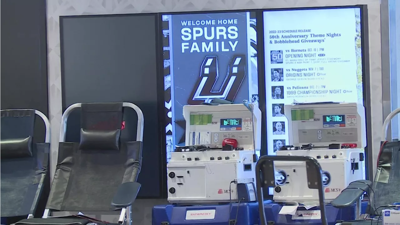 Spurs partner with South Texas Blood & Tissue Center to hold annual blood drive