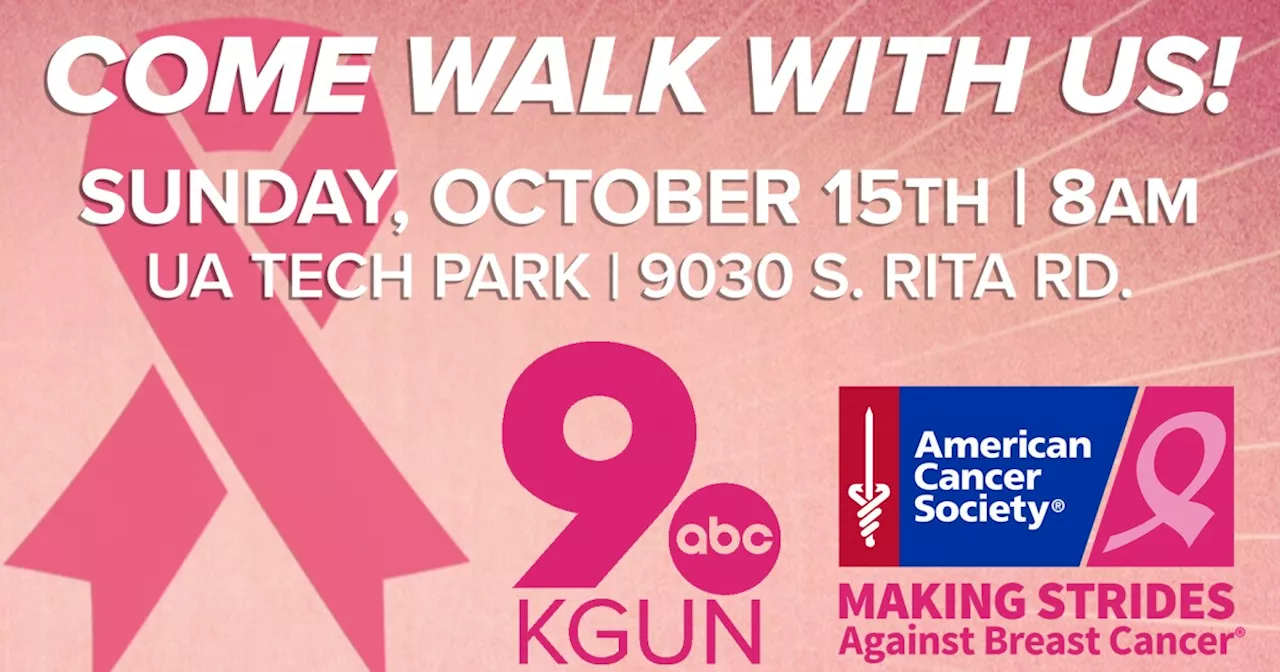 Making Strides Against Breast Cancer at UArizona Tech Park on Sunday, Oct. 15