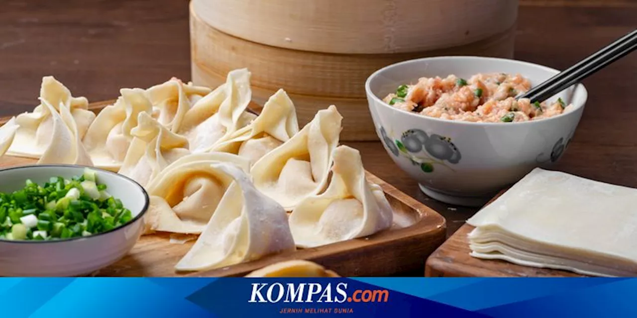 Cara Membuat Kulit Wonton Tanpa Mesin, Butuh 3 Bahan Saja