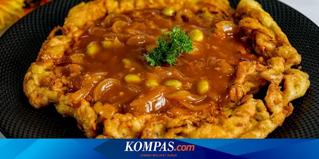 Resep Fuyunghai Jamur Siram Saus Kental, Lauk Antiribet