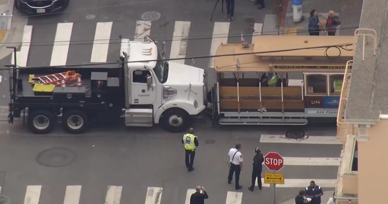 6 San Francisco cable car riders injured after conductor hits brakes to avoid crash