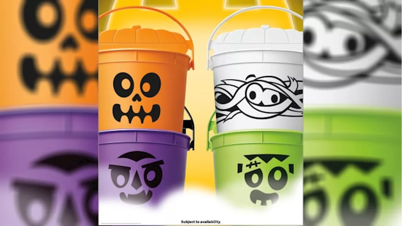 McDonald’s unveils four Happy Meal Halloween pails for this October