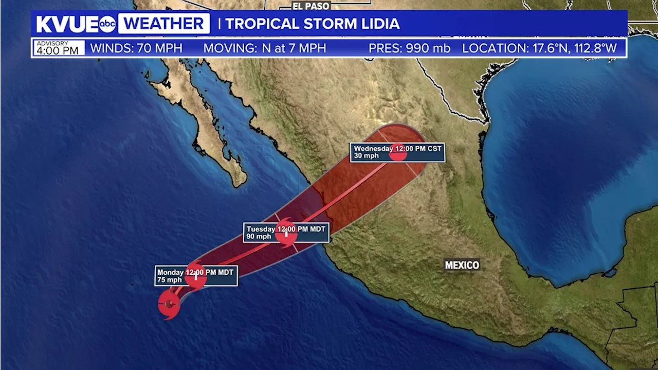 Tropical system in the Pacific could impact Central Texas