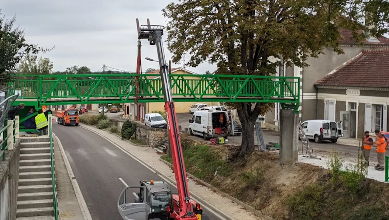 Gers: une nouvelle passerelle pour Manciet