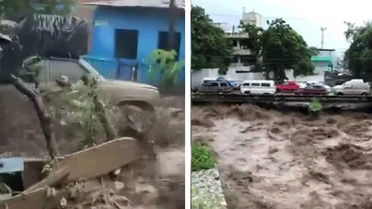 Calles se convierten en ríos en Acapulco por el paso de la tormenta 'Max' │ VIDEOS