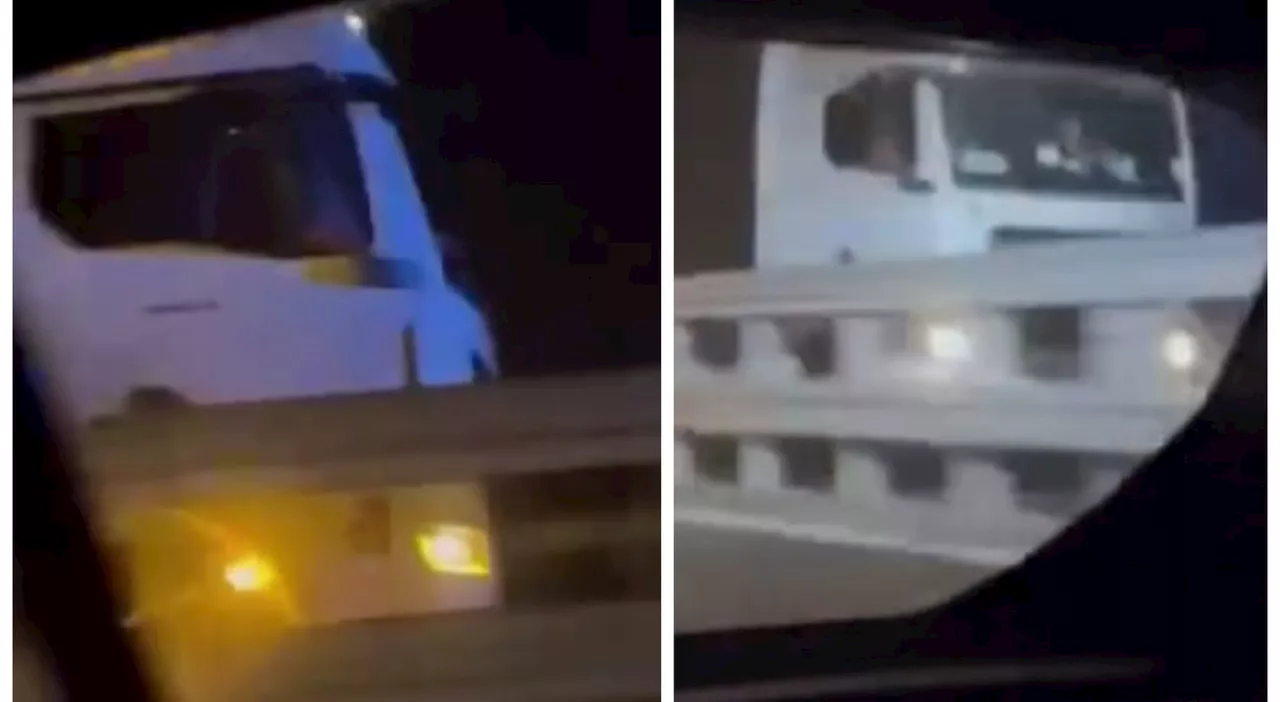 Tir contromano sull’A12, strage sfiorata in autostrada: autista ubriaco fermato dalla Polstrada, il video è vi