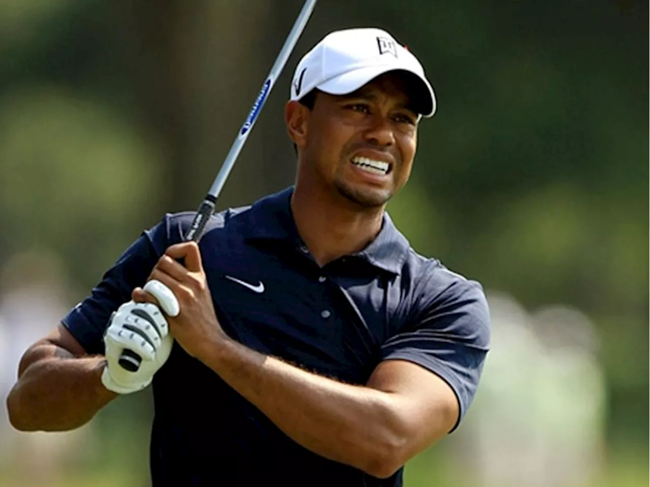 Tiger hitting golf shots again after ankle surgery