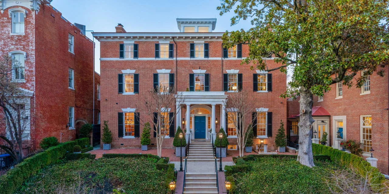 Jackie Kennedy’s Former Washington, D.C., Home Heads to Auction This Week