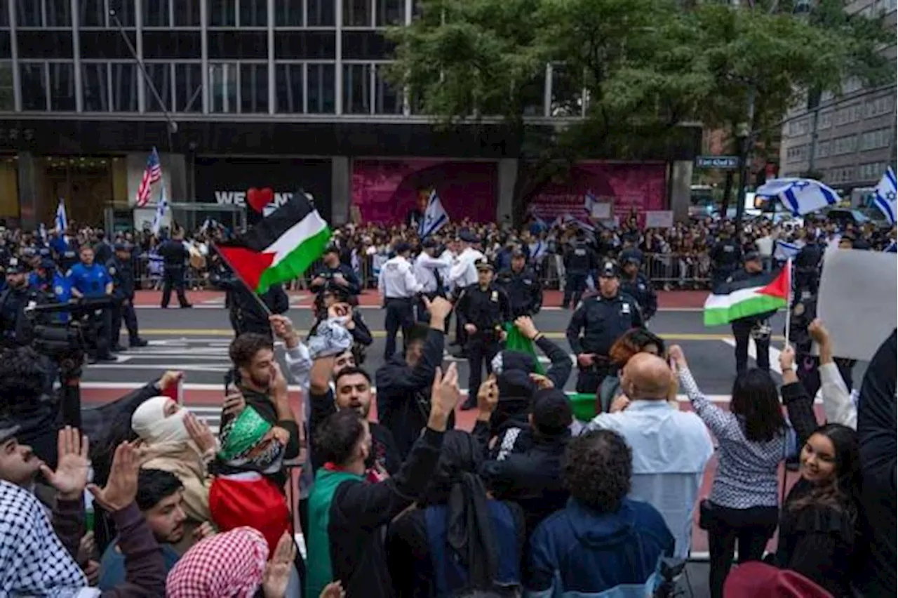 Demonstrasi Solidaritas Palestina di Manhattan: Respons Terhadap Eskalasi Konflik Timur Tengah