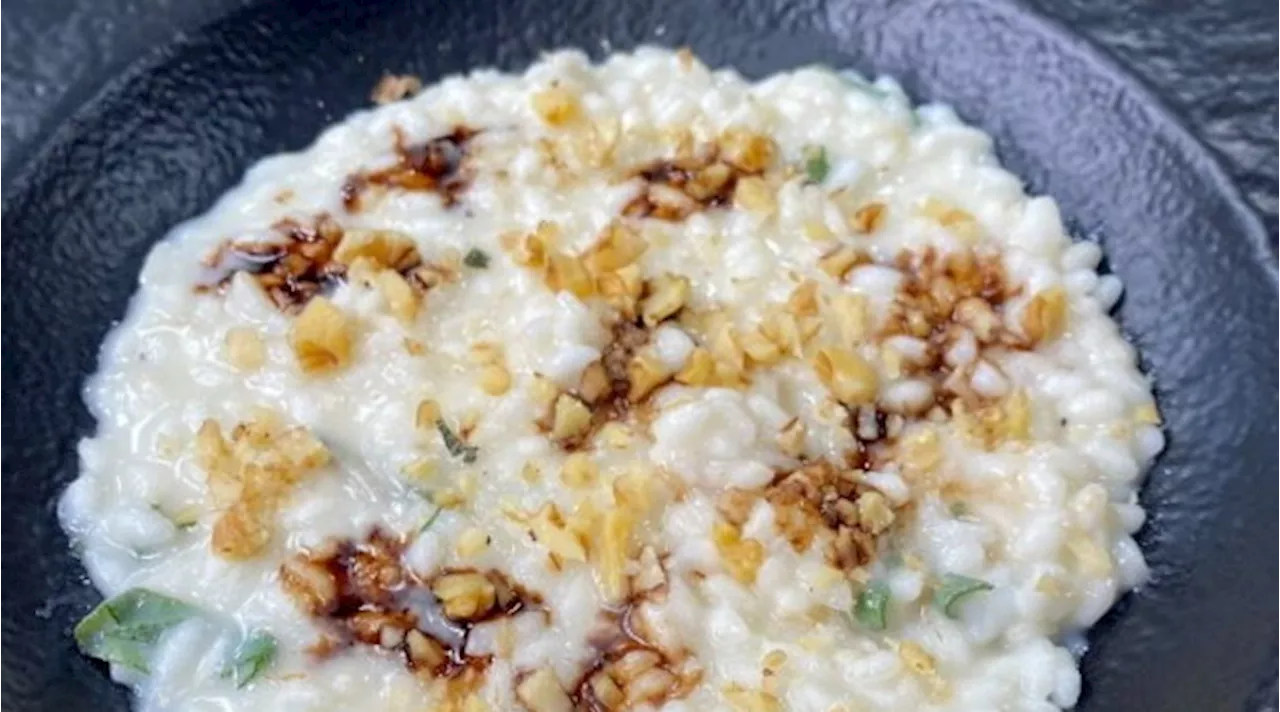 Risotto allo zola noci e aceto balsamico - Ricetta Cotto-e-mangiato | Cotto e mangiato