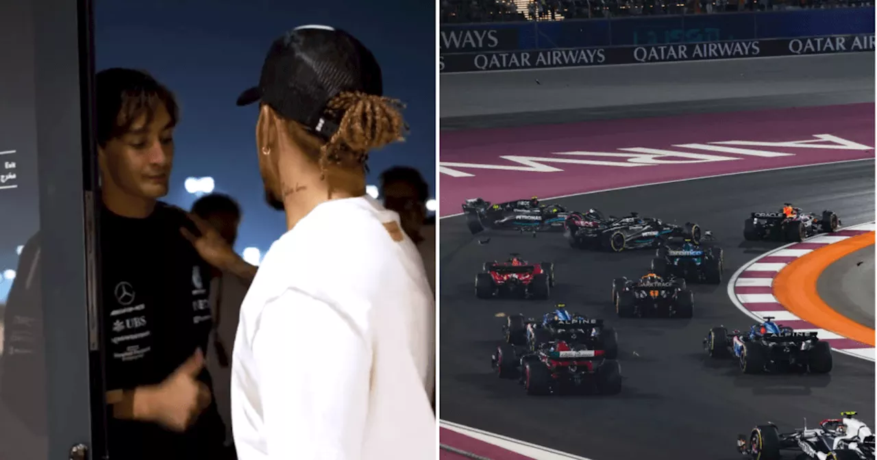 George Russell responds to Lewis Hamilton's apology after Qatar crash