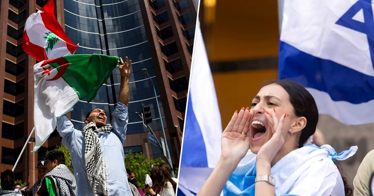 Israeli and Palestinian supporters rally across U.S. after Hamas attacks