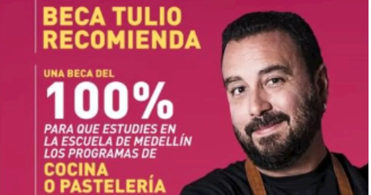 Beca Tulio Recomienda para estudiar cocina: ¿cómo puede acceder a ella?