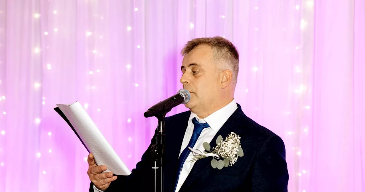 Corrie's Simon Gregson's tear-jerking speech as TV dad Charlie Lawson weds