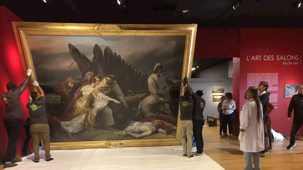 Le tableau d’Horace Vernet a quitté Cherbourg pour Versailles, une opération spectaculaire