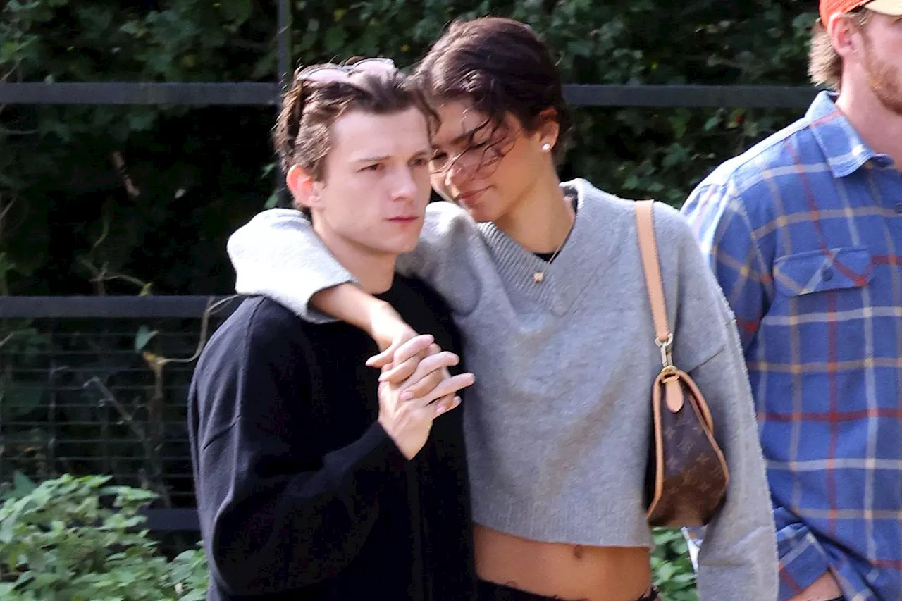 Tom Holland and Zendaya Have PDA-Filled Walk Through London Park