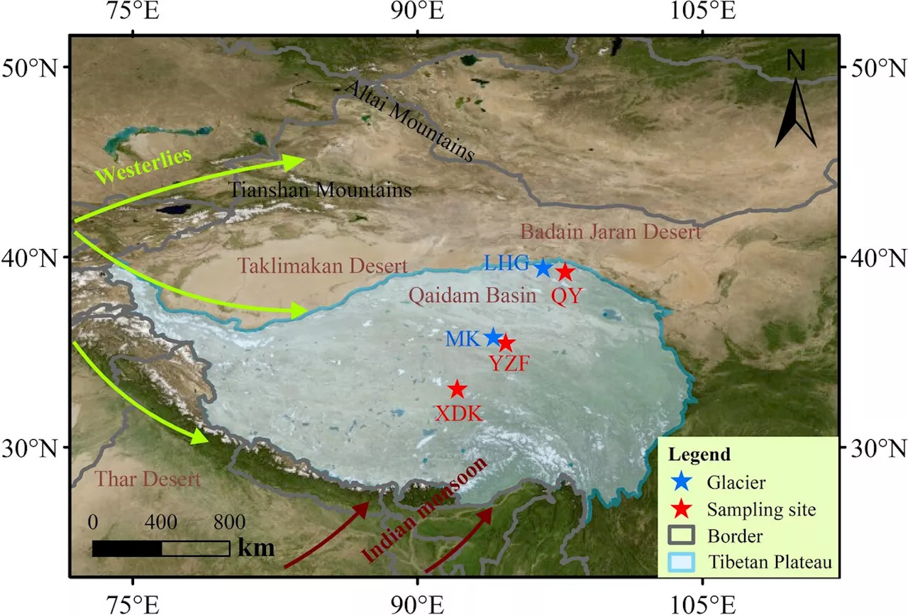 Researchers reveal dust source on Tibetan Plateau