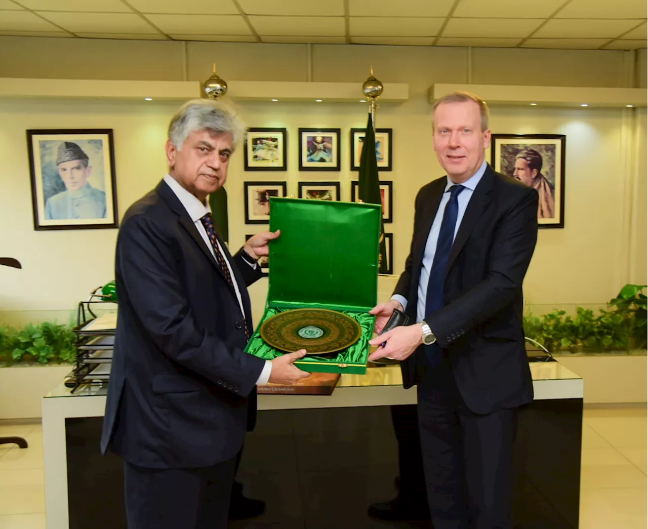 Russian Envoy Meets Murtaza Solangi: Media Cooperation Between Two Countries Discussed